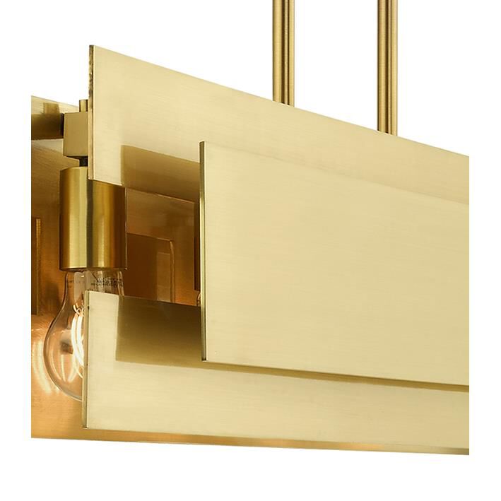 Varick 46 Inch 5 Light Linear Suspension Light by Livex Lighting