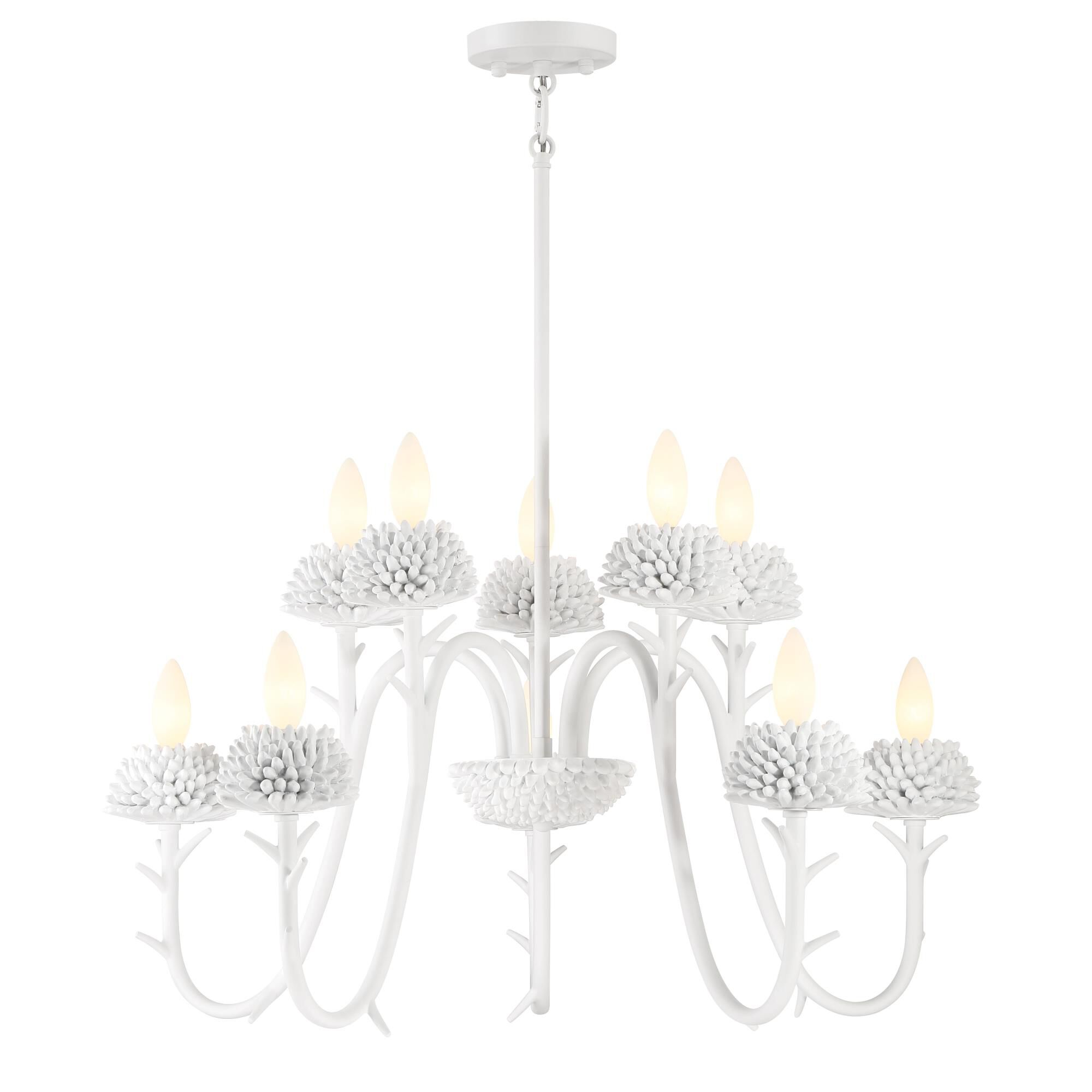 North Fork By Robin Baron 30 Inch 10 Light Chandelier by Minka Lavery