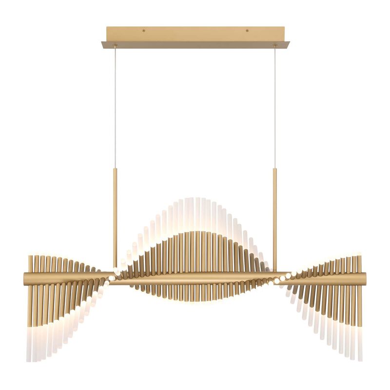 Voltik Small Linear Chandelier by Eurofase Lighting