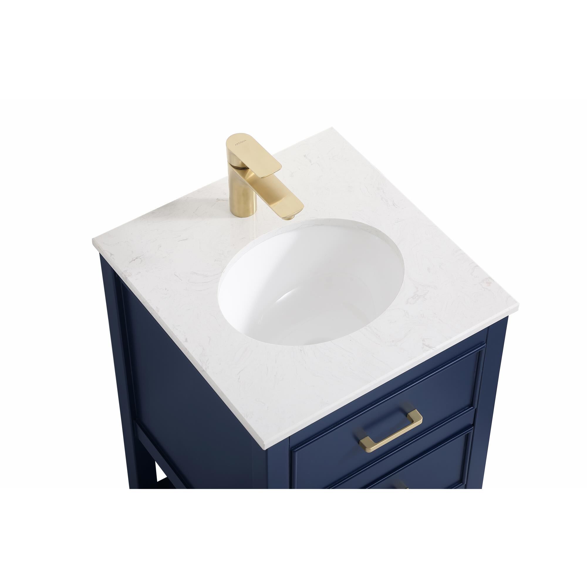 Shown in Blue finish