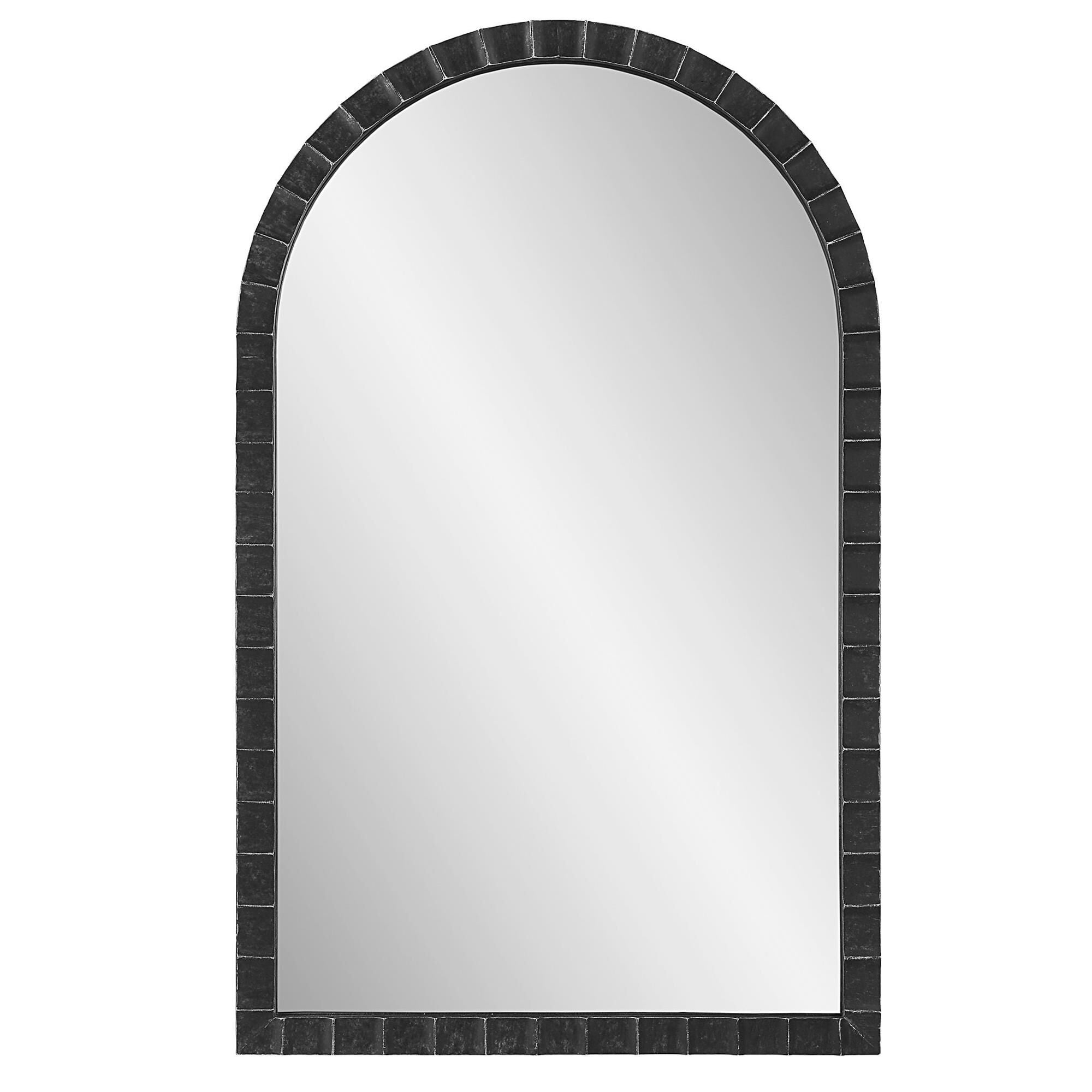 Uttermost Dandridge Black Arch Mirror Decorative Mirrors by Uttermost