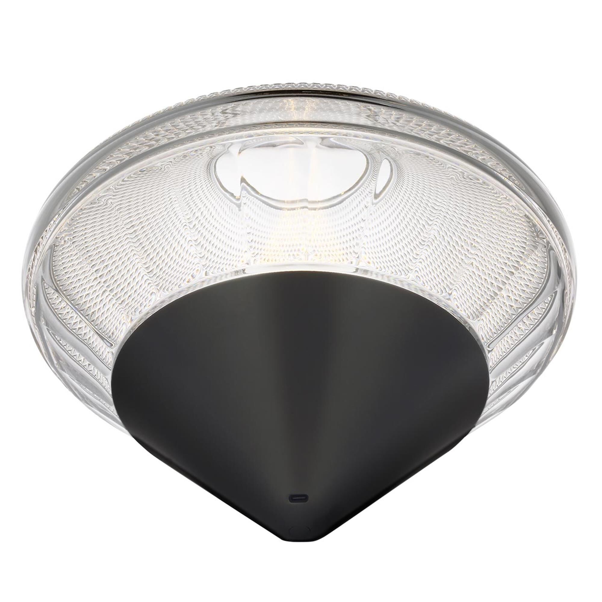 Shown in Bronze finish and Clear crystal