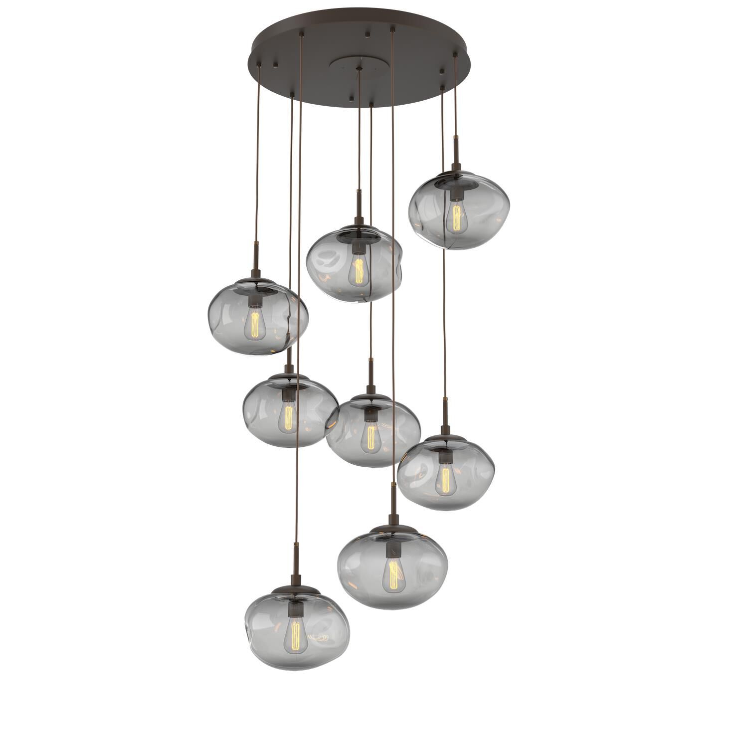 Levi Wilson Nebula 31 Inch 8 Light Multi Light Pendant by Hammerton Studio