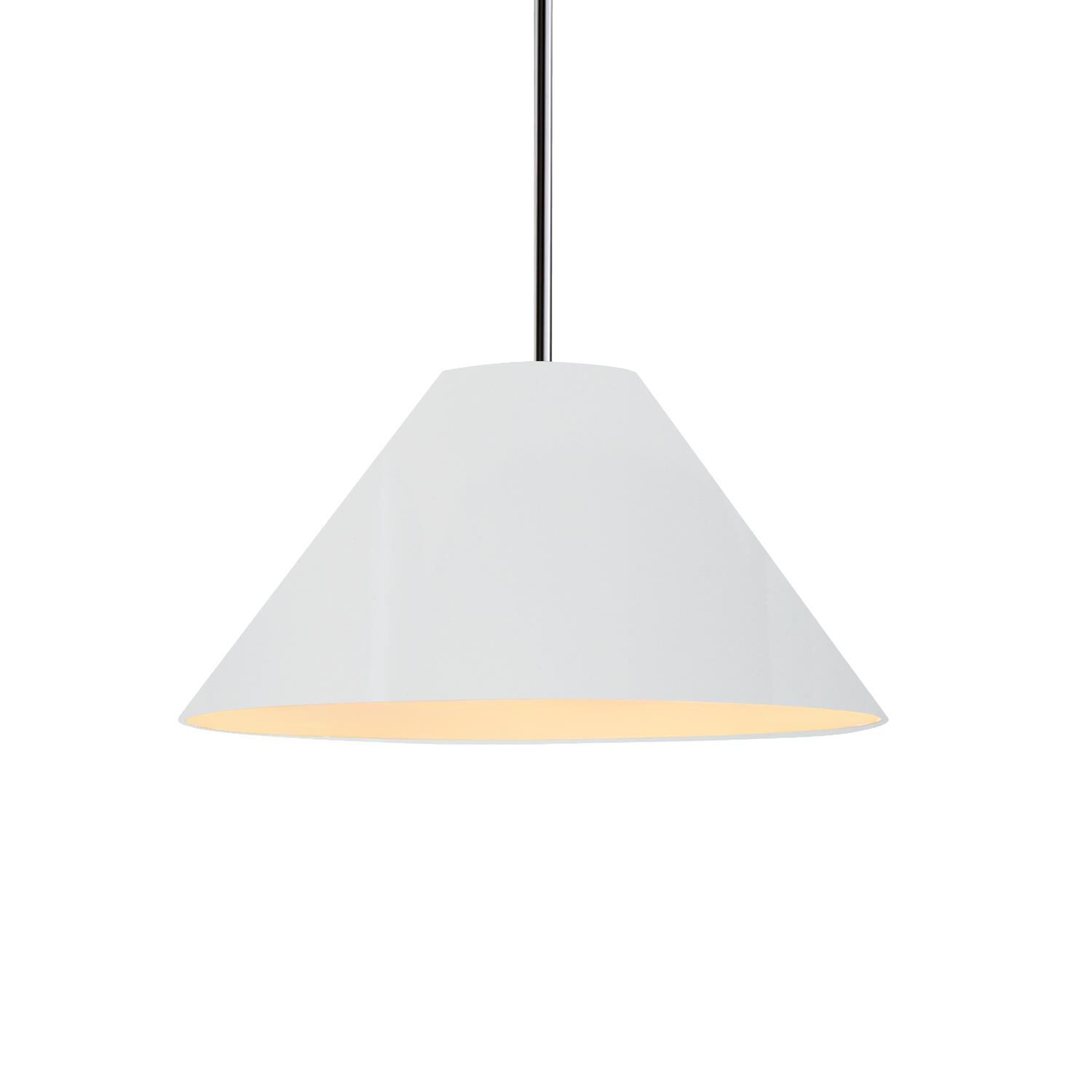Shown in Polished Chrome finish and Gloss White Two Tone shade