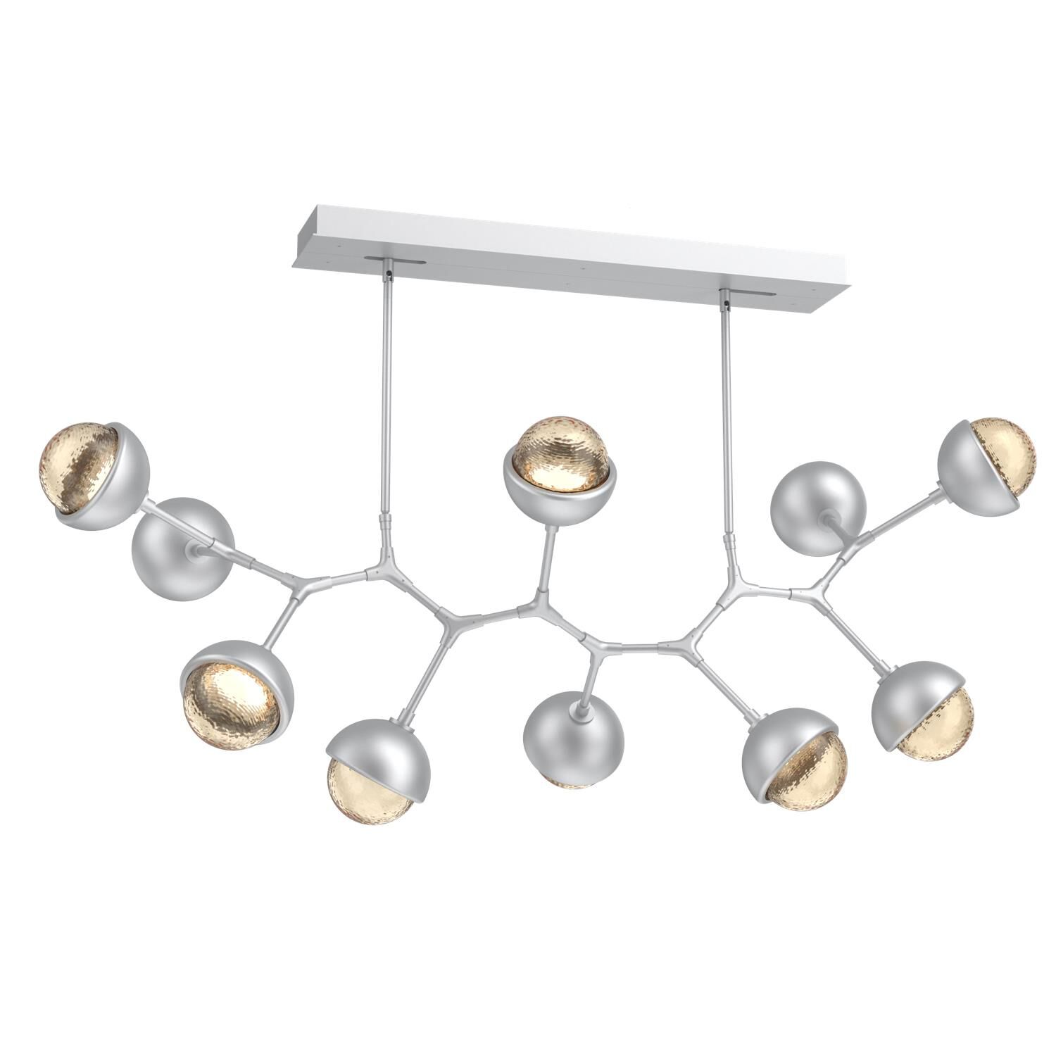 Levi Wilson Cabochon 56 Inch Linear Suspension Light by Hammerton Studio