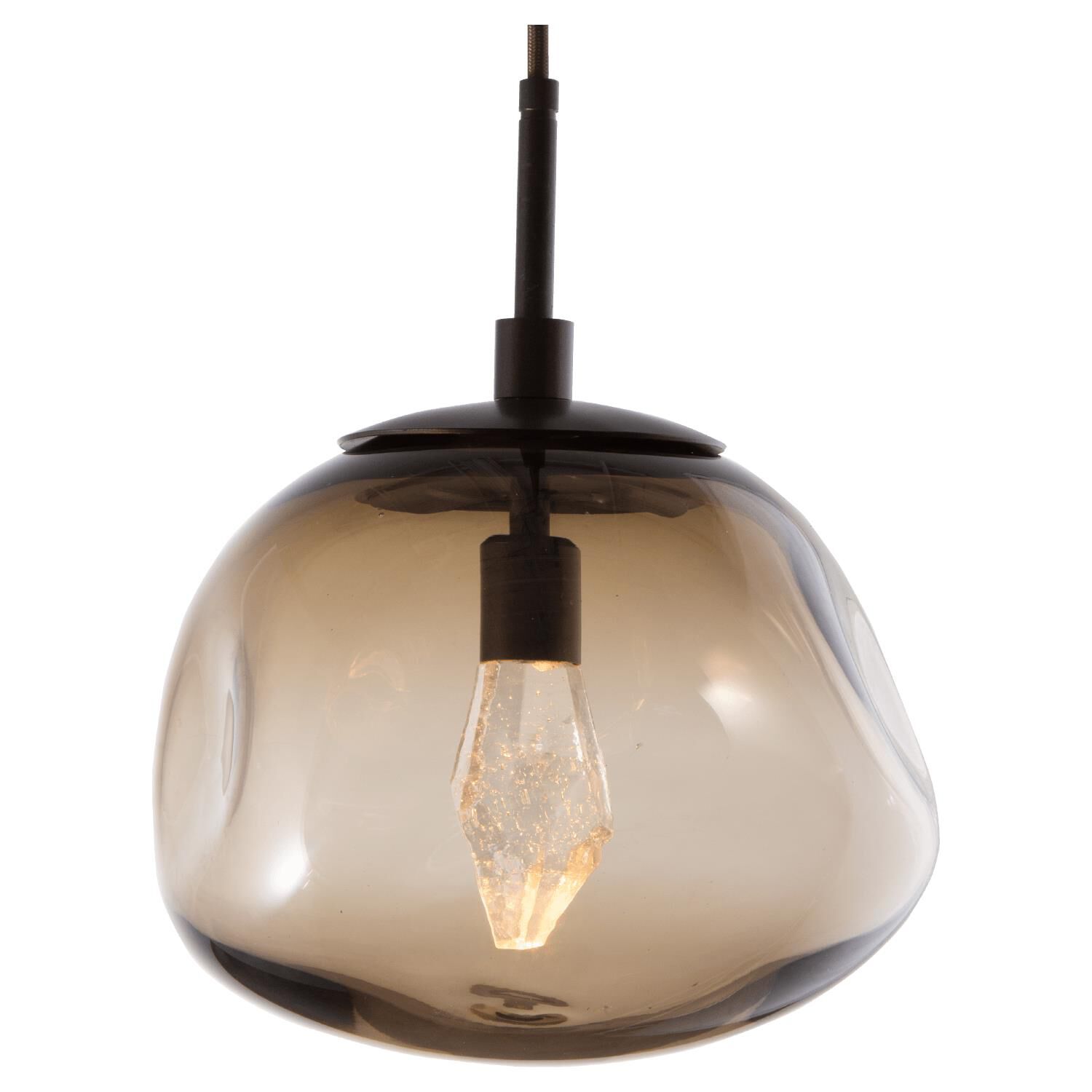 Shown in Flat Bronze finish and Geo Inner Bronze Outer glass