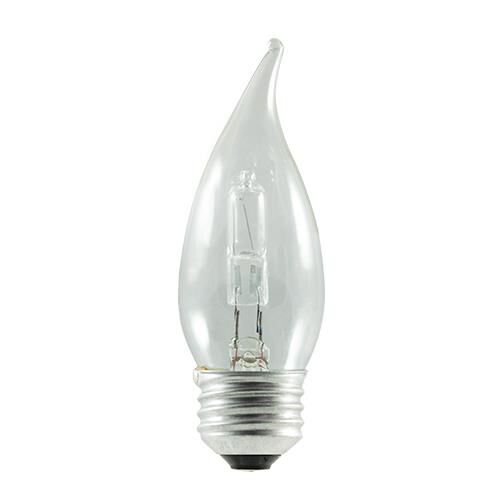 43 Watt 2900K CA10 Halogen Light Bulb,