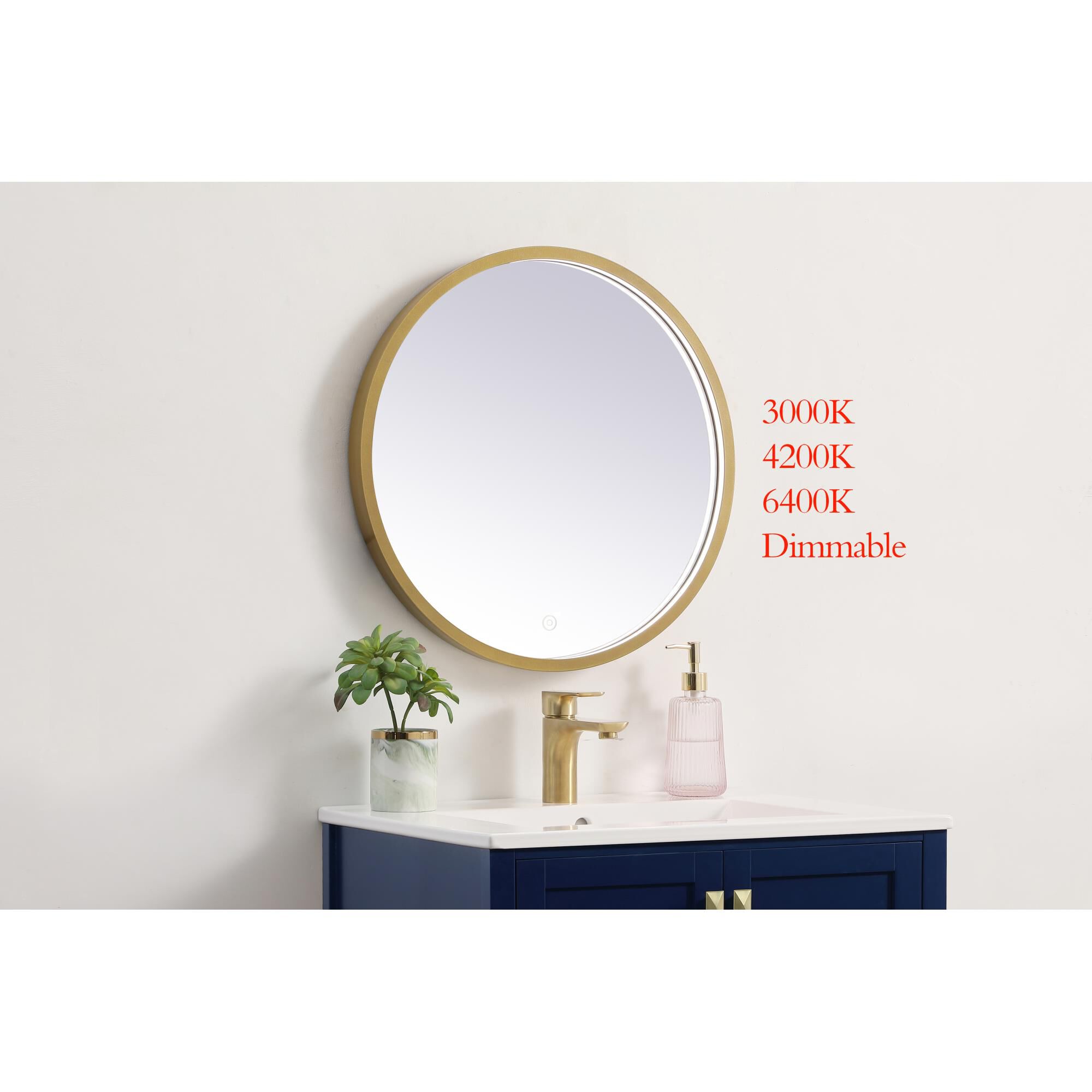 Pier LED Lighted Mirror by Elegant Decor