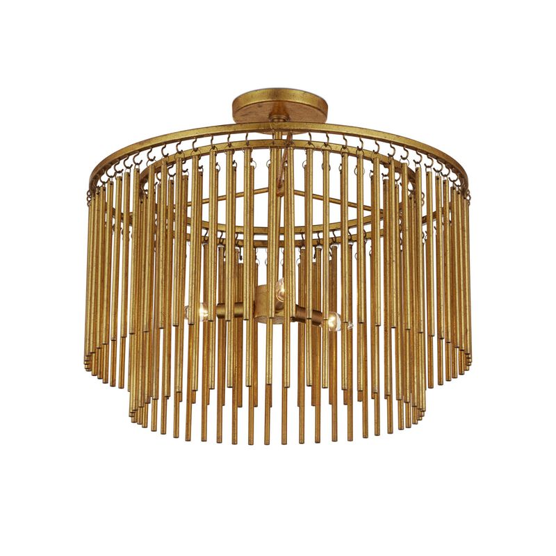 Mantra 24 Inch Semi Flush Mount by Currey and Company