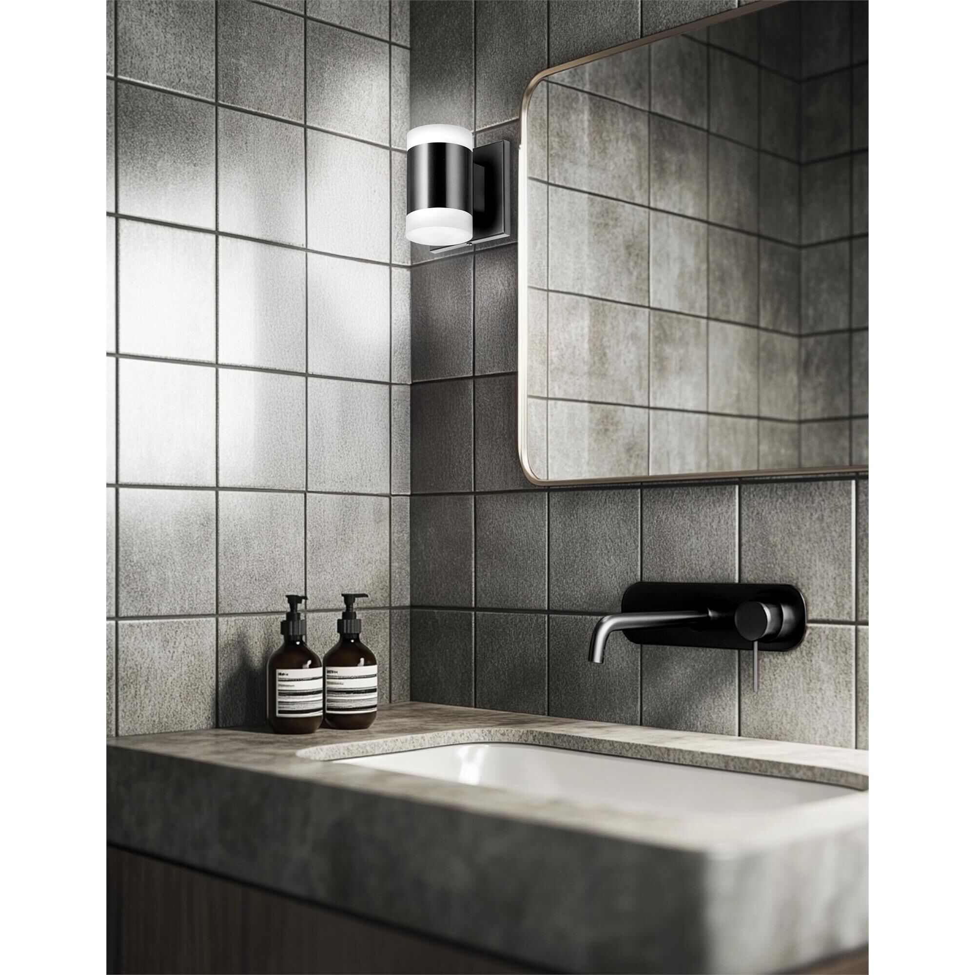 Wilson 4 Inch LED Wall Sconce by Dainolite