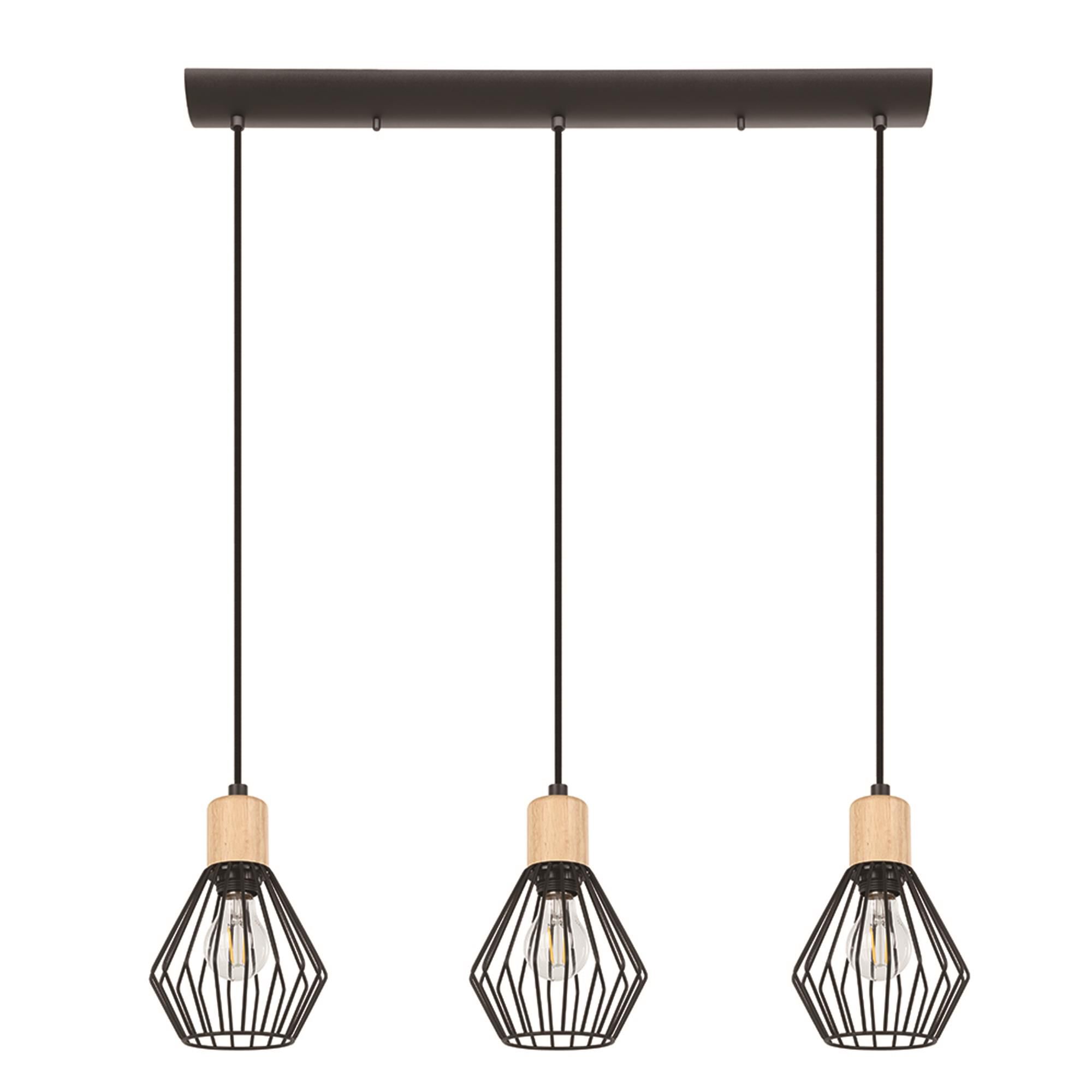 Palmorla 31 Inch 3 Light Linear Suspension Light by Eglo Lighting