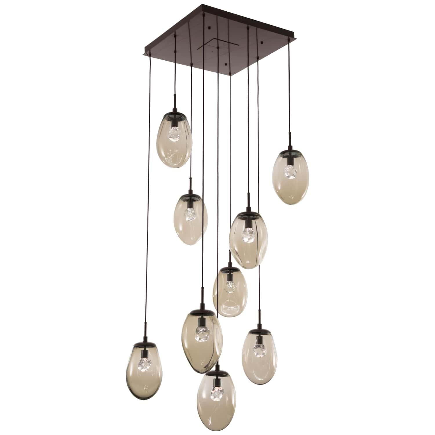 Levi Wilson Nebula 32 Inch 9 Light LED Multi Light Pendant by Hammerton Studio