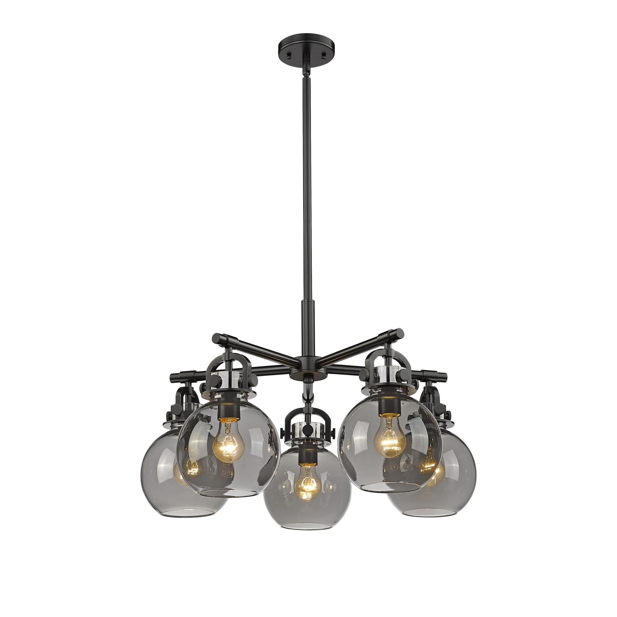 Bruno Marashlian Newton Sphere 26 Inch 5 Light Chandelier by Innovations Lighting