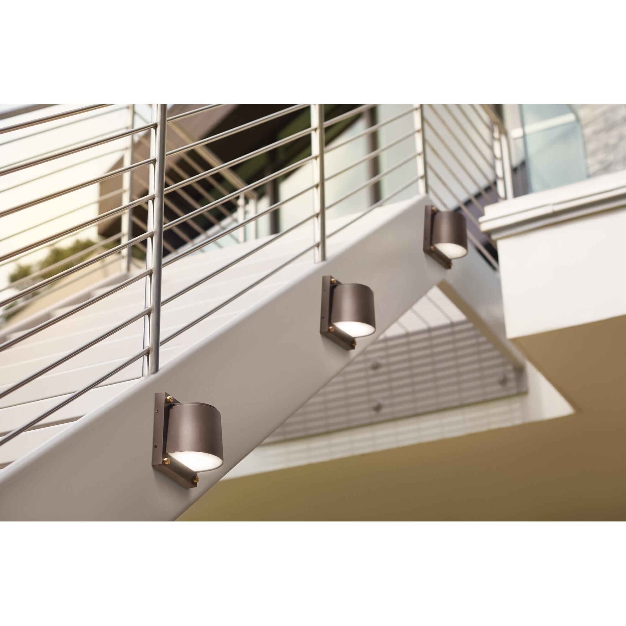 Shown in Architectural Bronze with Brass Accents finish and Etched Lens glass