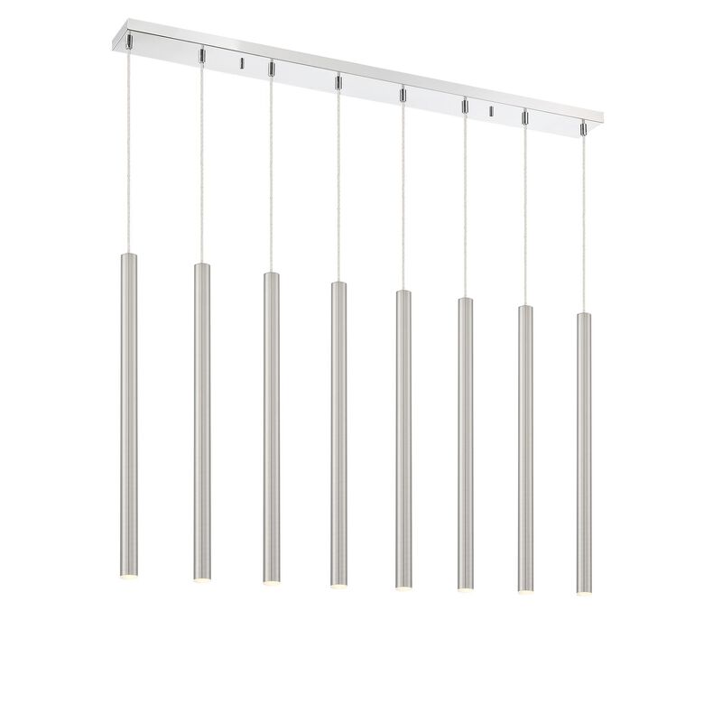 Forest 44 Inch 8 Light LED Linear Suspension Light by Z-Lite