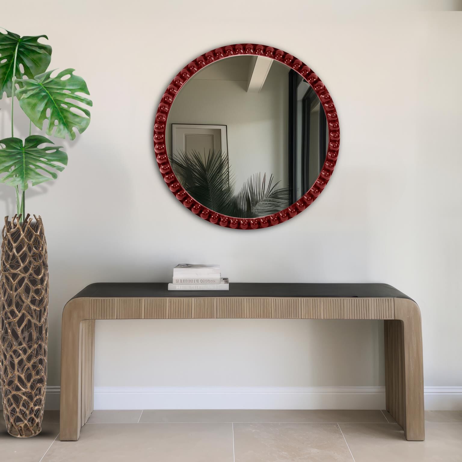 The Varsha Decorative Mirror by Howard Elliott Collection