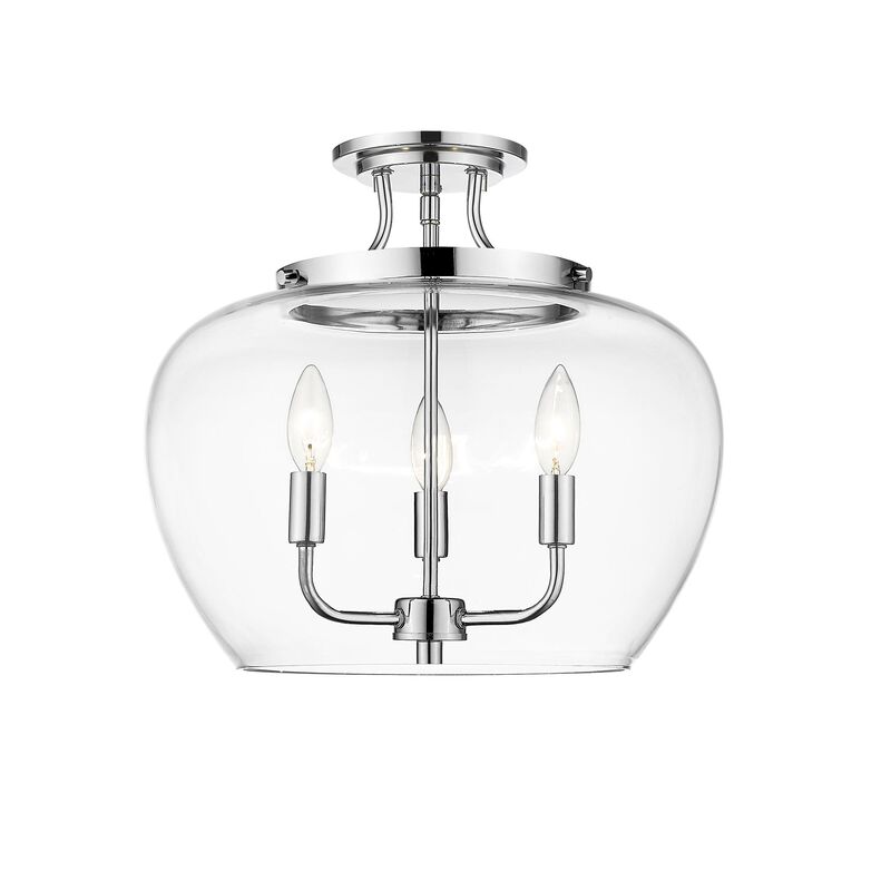Joliet 16 Inch Semi Flush Mount by Z-lite