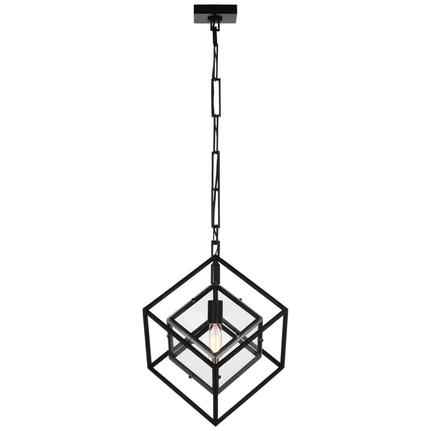 Visual Comfort Signature Collection Kelly Wearstler Cubed 14 Inch LED Large Pendant