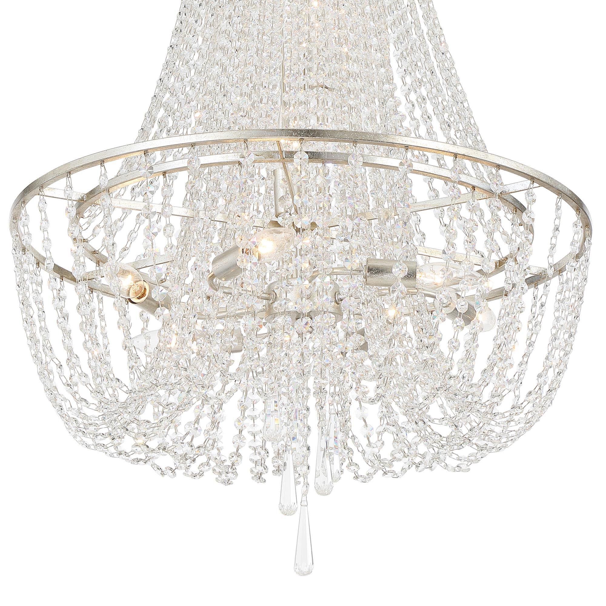 Arcadia 24 Inch 9 Light Chandelier by Crystorama