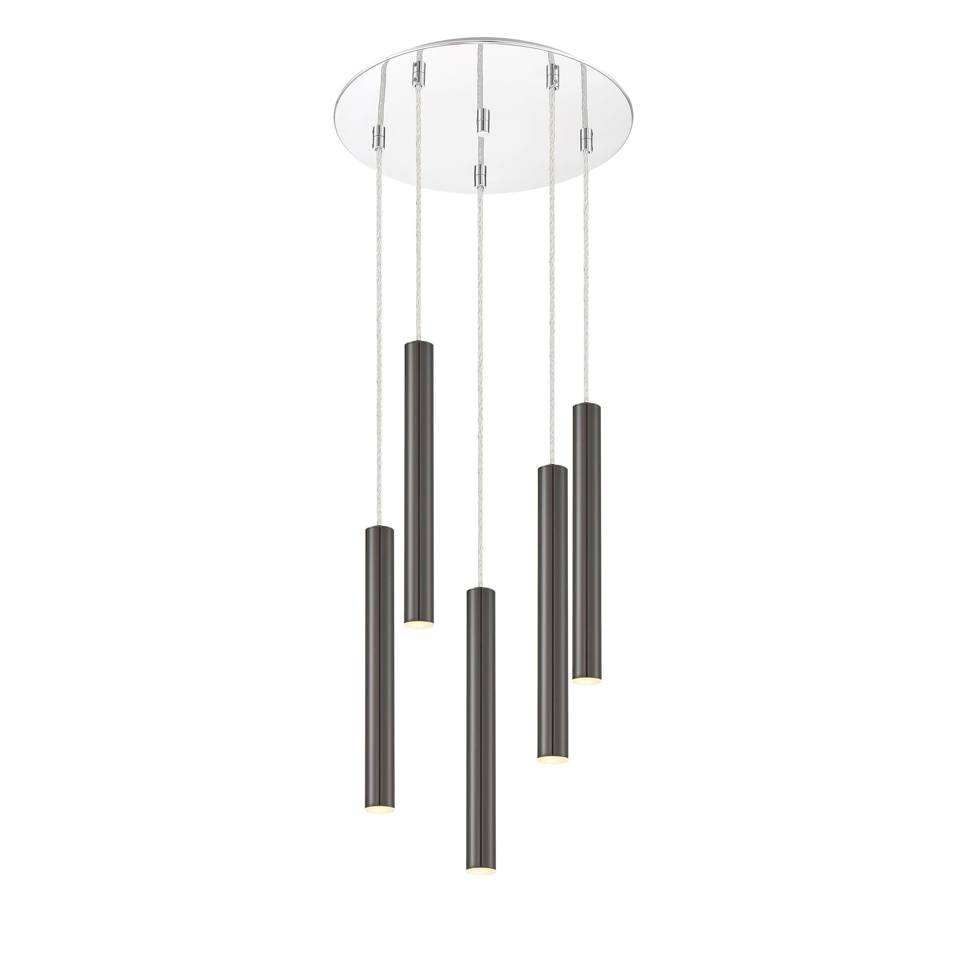 Forest 13 Inch 5 Light LED Linear Suspension Light by Z-Lite