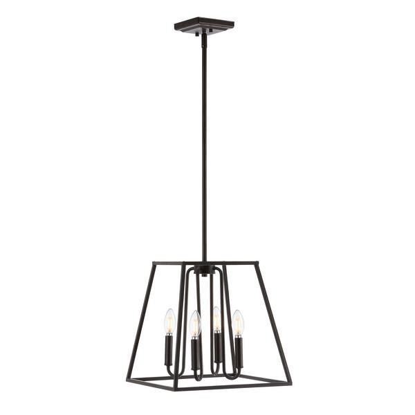Porten 14 Inch LED Cage Pendant by Safavieh