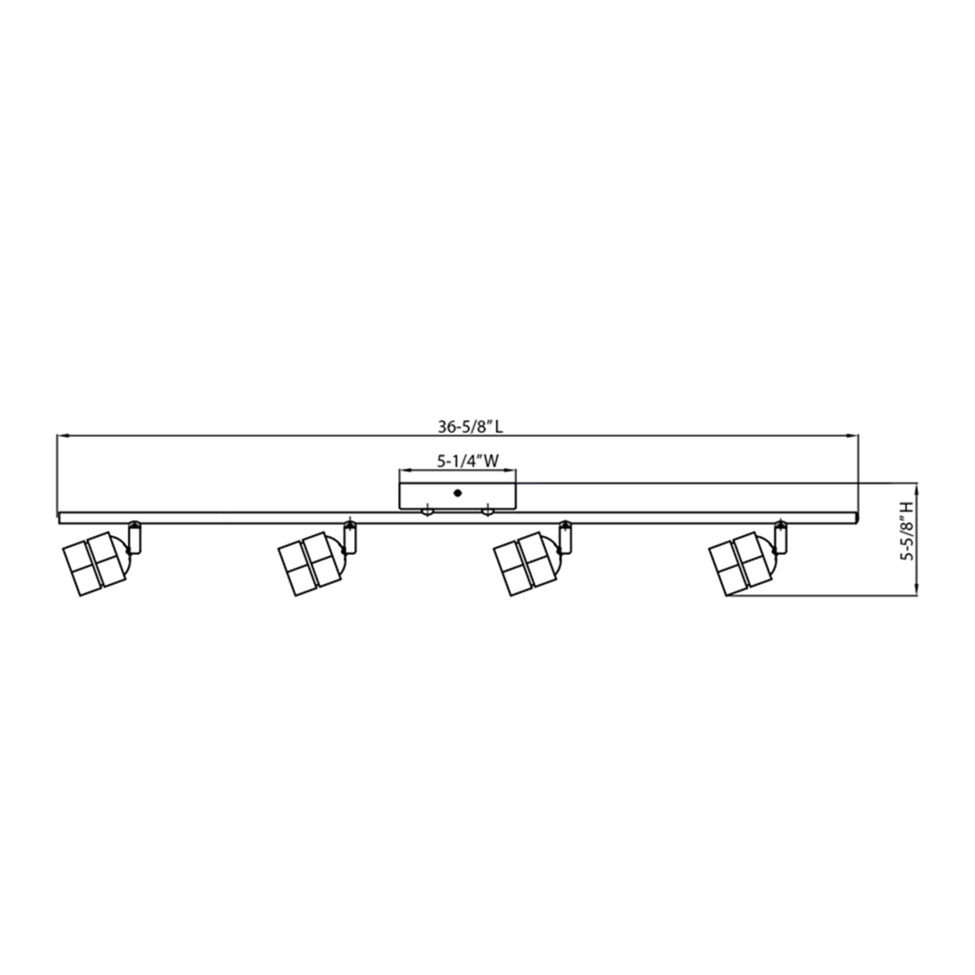Cantrell 36 Inch Rail Lighting Kit by AFX Lighting