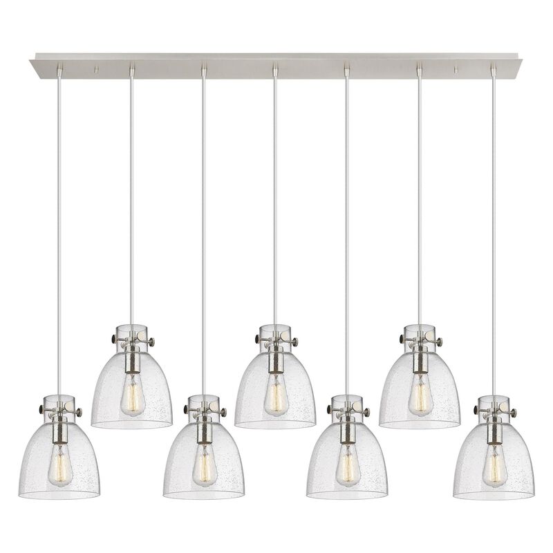 Bruno Marashlian Newton Bell 51 Inch 7 Light Linear Suspension Light by Innovations Lighting