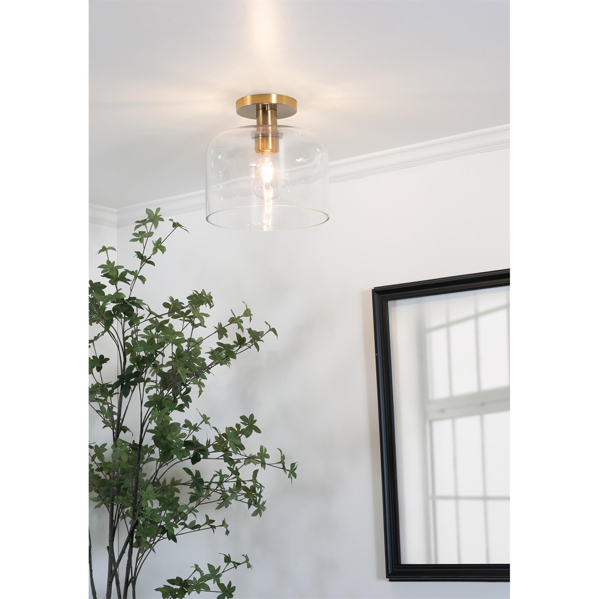 Elsa 10 Inch Semi Flush Mount by AFX Lighting