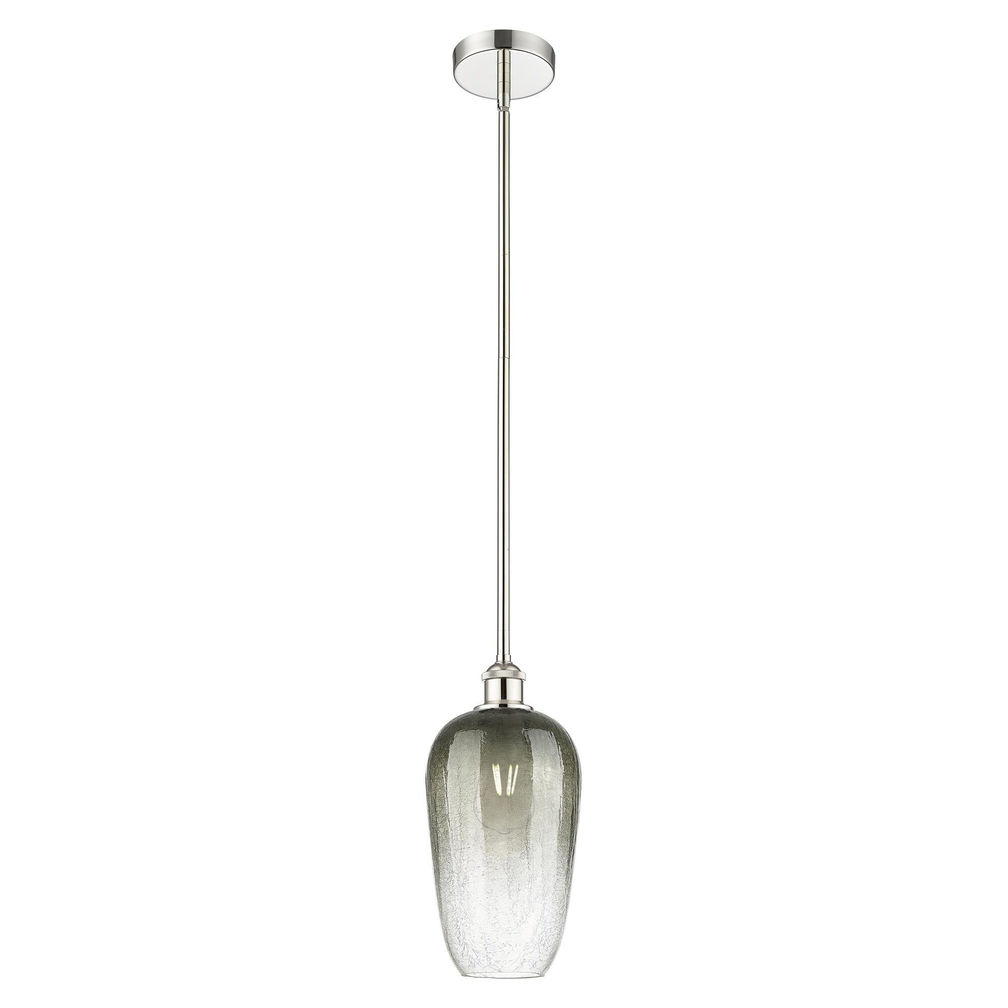 Shown in Polished Nickel finish and Slate glass