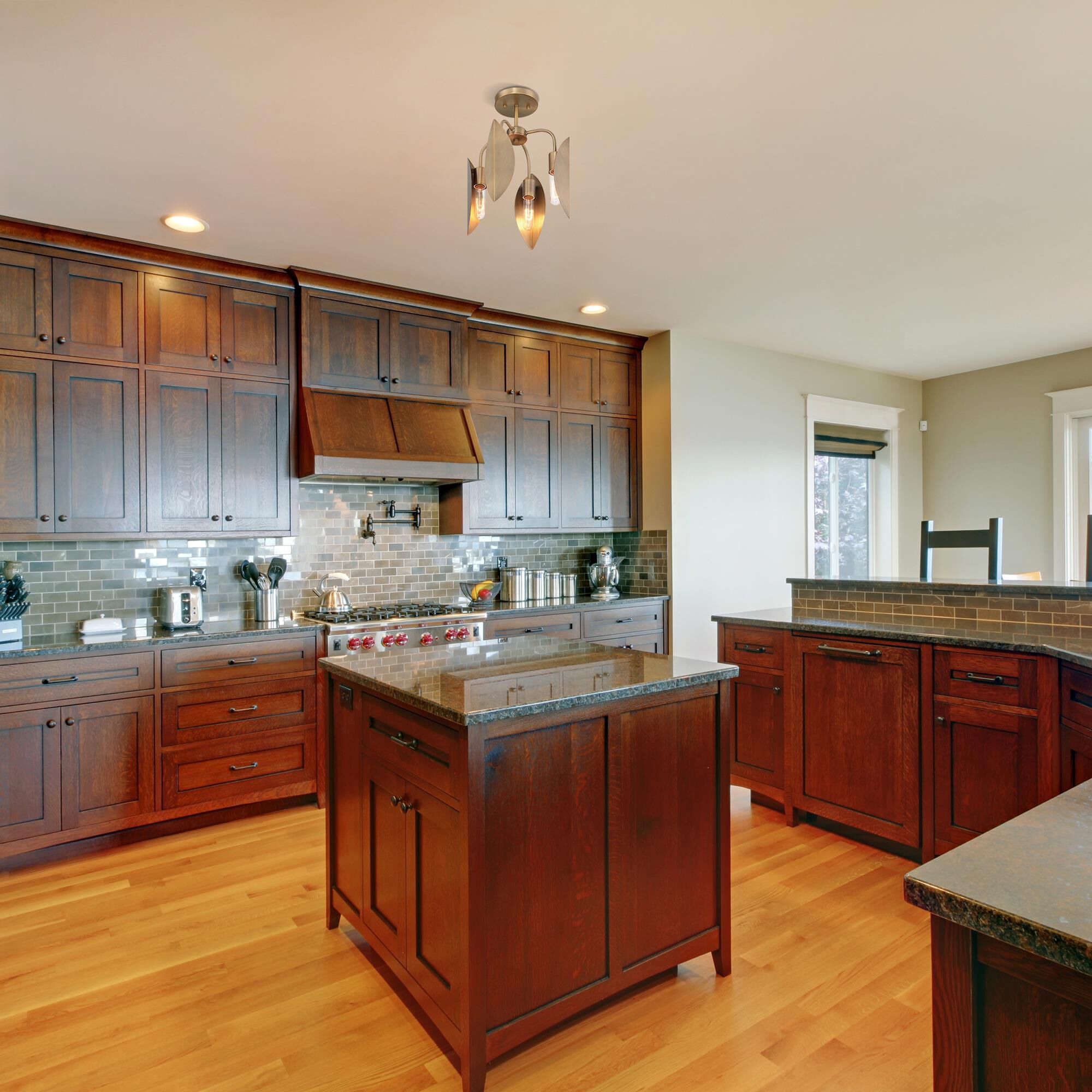 Eden 12 Inch 4 Light Semi Flush Mount by Designers Fountain