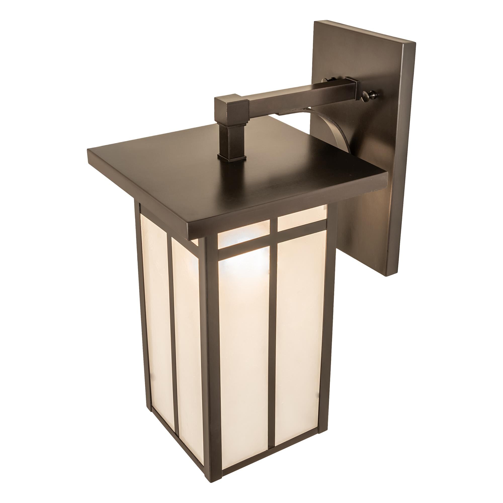 Meyda Lighting Hyde Park 17 Inch Tall Outdoor Wall Light