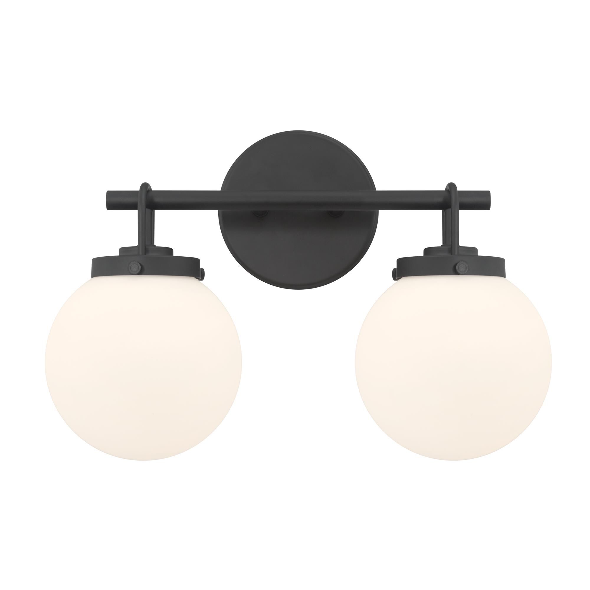 Shown in Dark Matte Black finish and Etched White glass