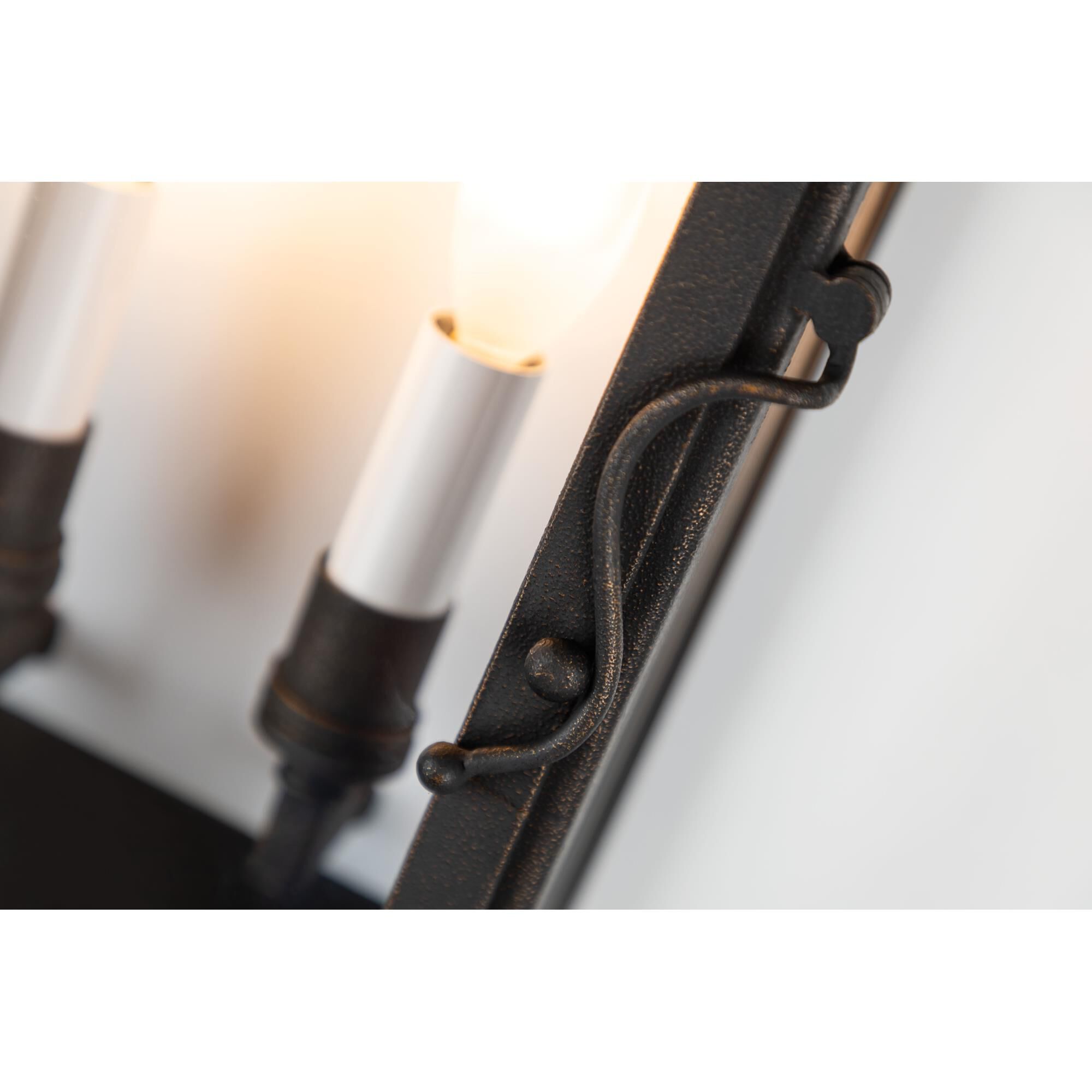 Shown in Vintage Bronze finish and Clear glass