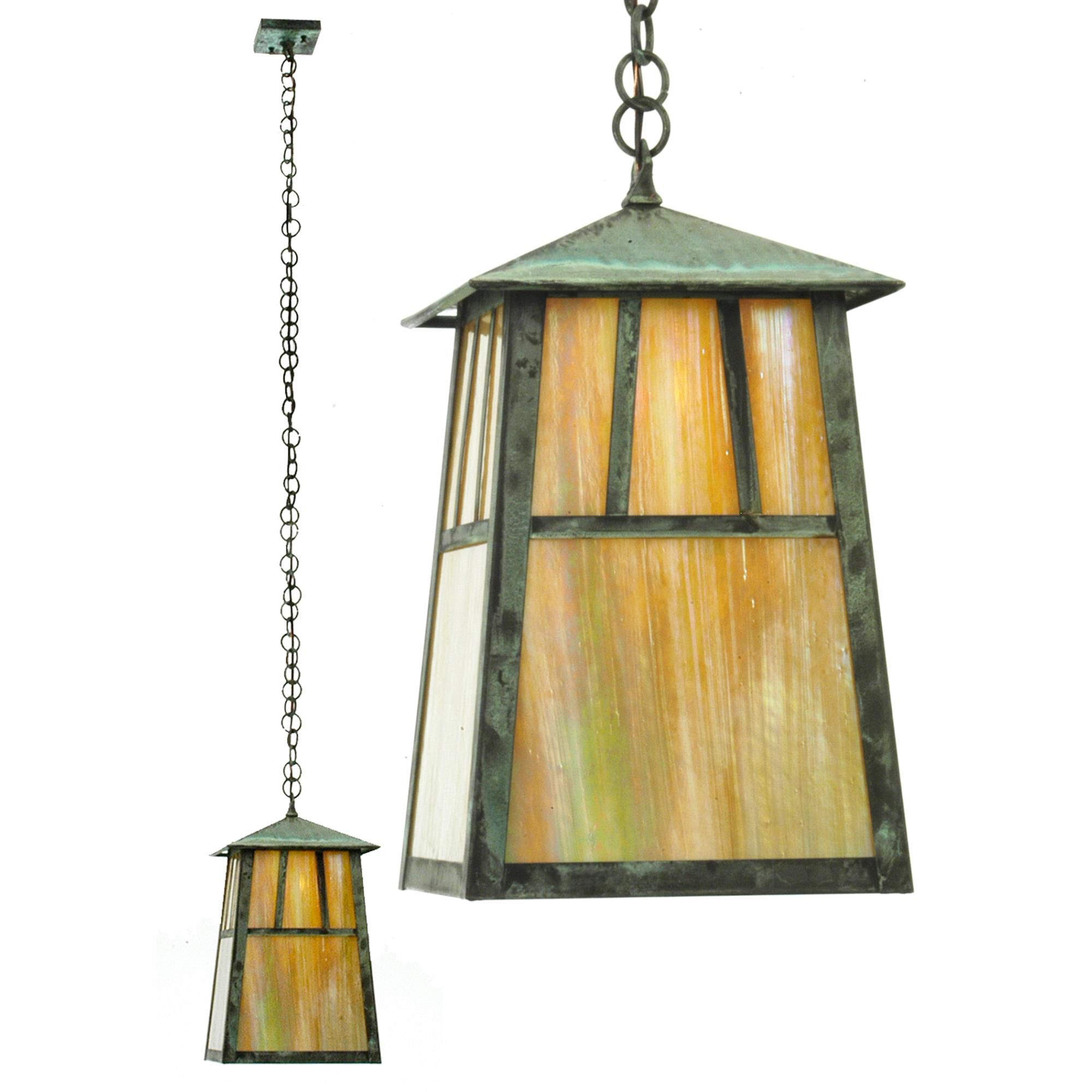 Meyda Lighting Stillwater Double Bar Mission 1379 Inch Large Pendant