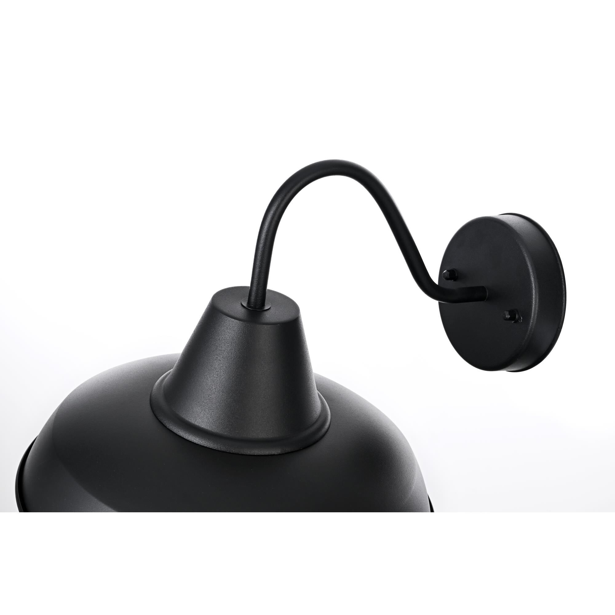 Shown in Black finish and Clear glass