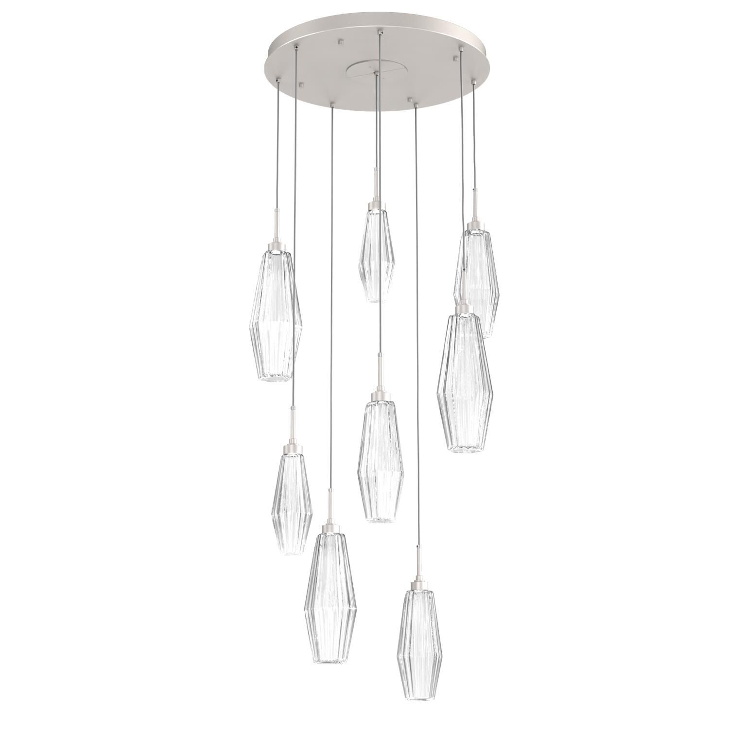 Aalto 27 Inch 8 Light LED Multi Light Pendant by Hammerton Studio