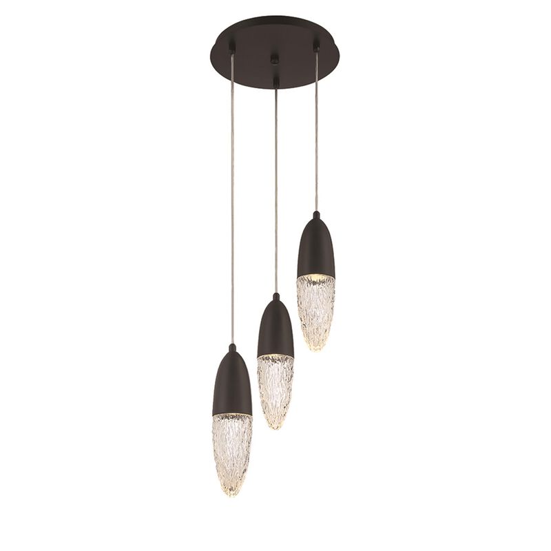 Ecrou 3 Light Multi Light Pendant by Eurofase Lighting