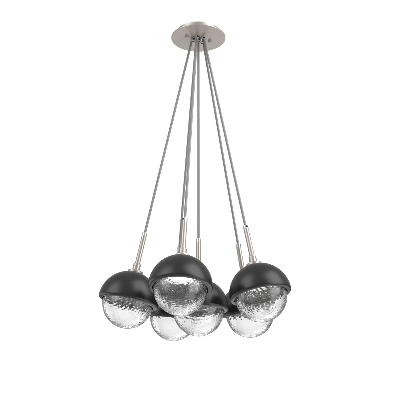 Levi Wilson Cabochon 19 Inch Multi Pendant Light by Hammerton Studio