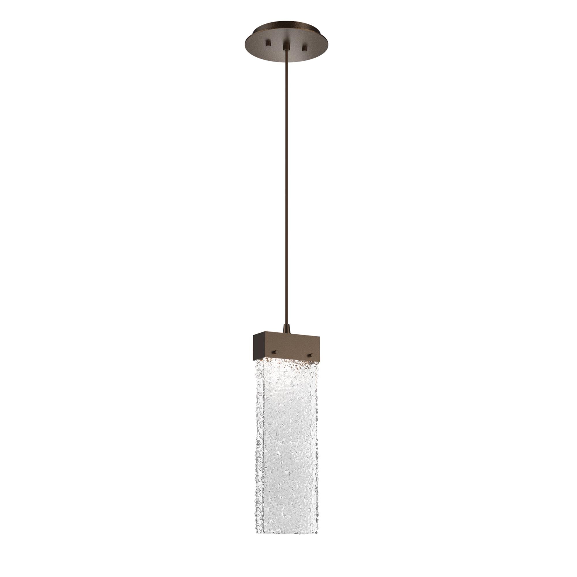 Shown in Flat Bronze finish and Clear Rimelight glass