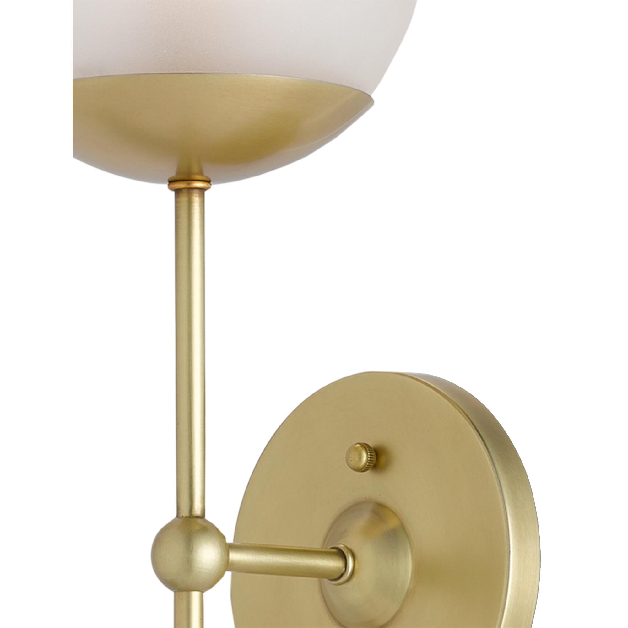 Shown in Brushed Brass finish