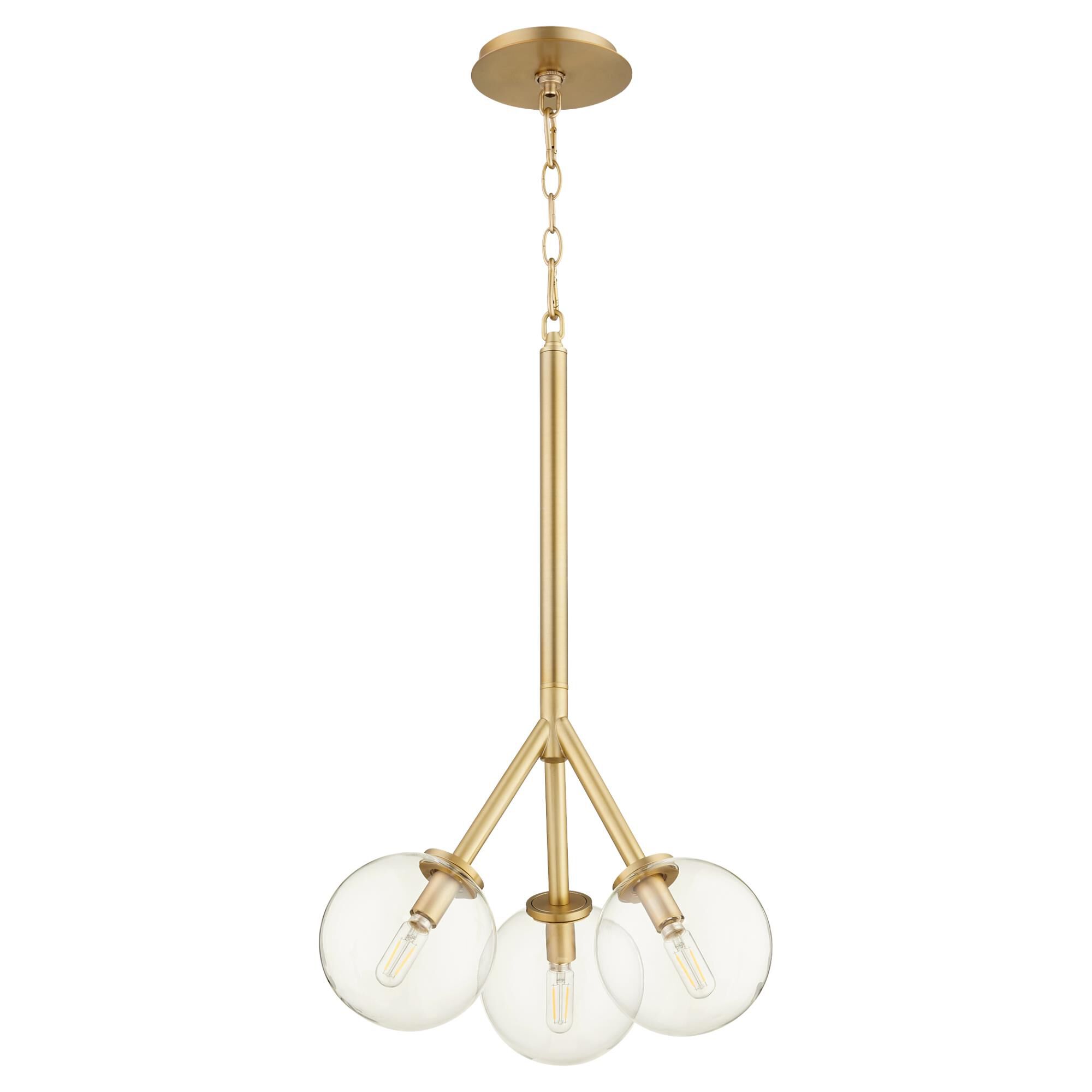 Rovi 16 Inch 3 Light Multi Light Pendant by Quorum International