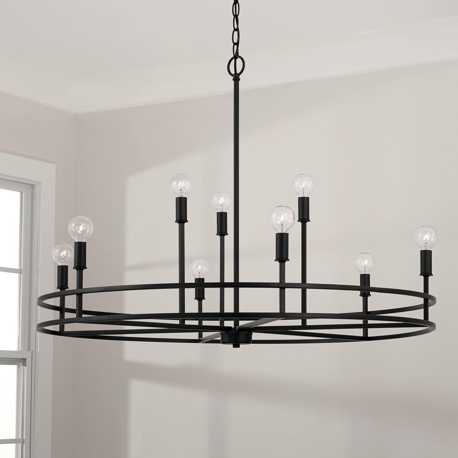 Fuller 34 Inch 9 Light Chandelier by Homeplace by Capital Lighting Fixture Company