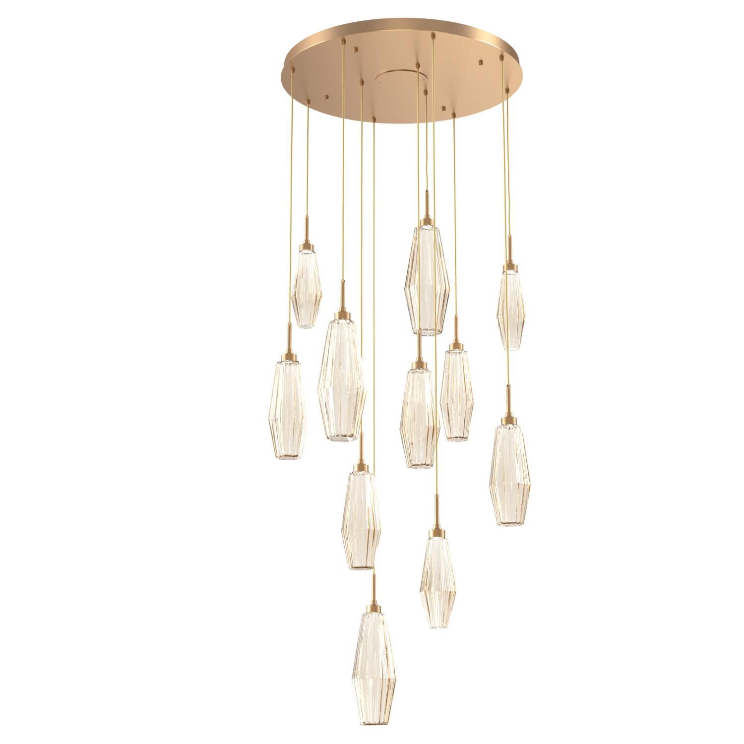Aalto 33 Inch 11 Light LED Multi Light Pendant by Hammerton Studio
