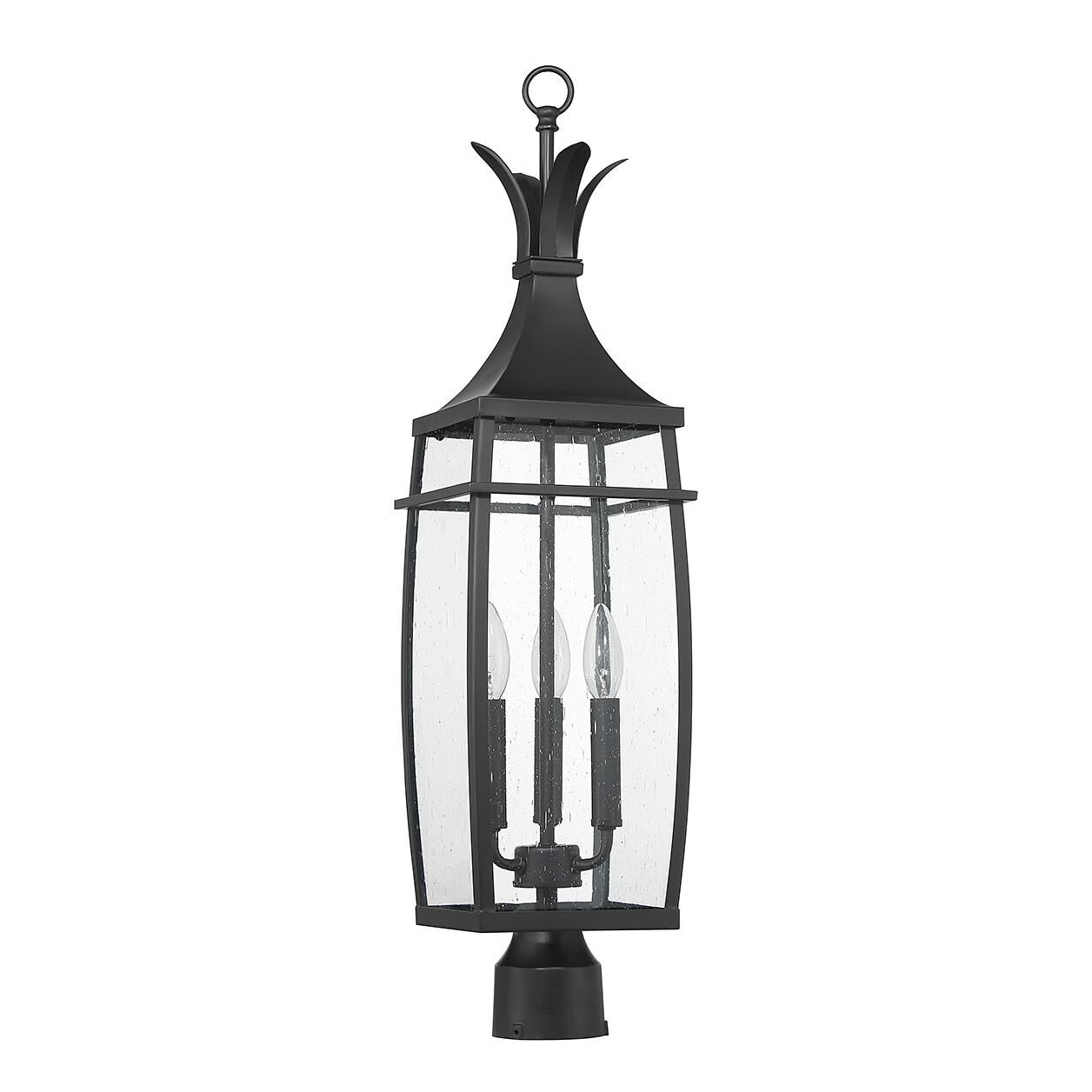Montpelier 29 Inch Tall 3 Light Outdoor Post Lamp by Savoy House
