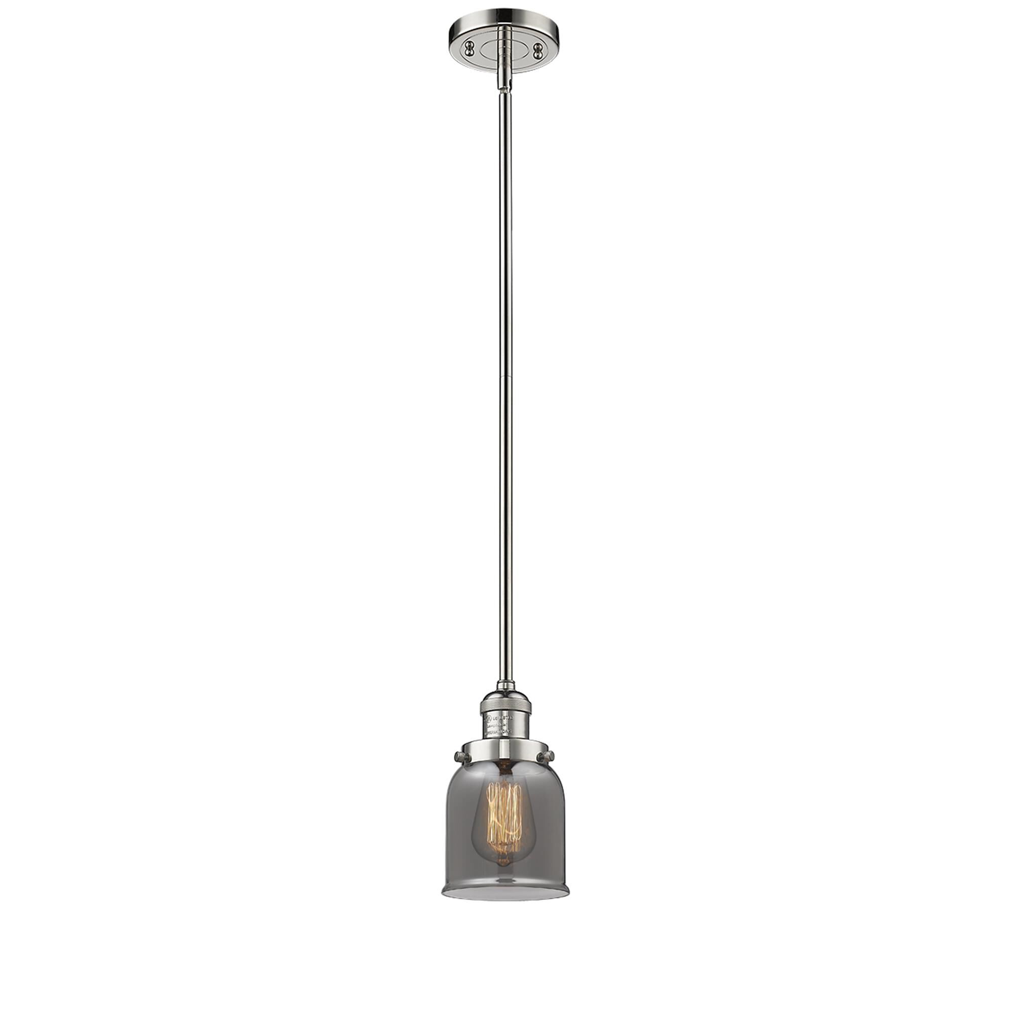 Shown in Polished Nickel finish and Plated Smoked glass