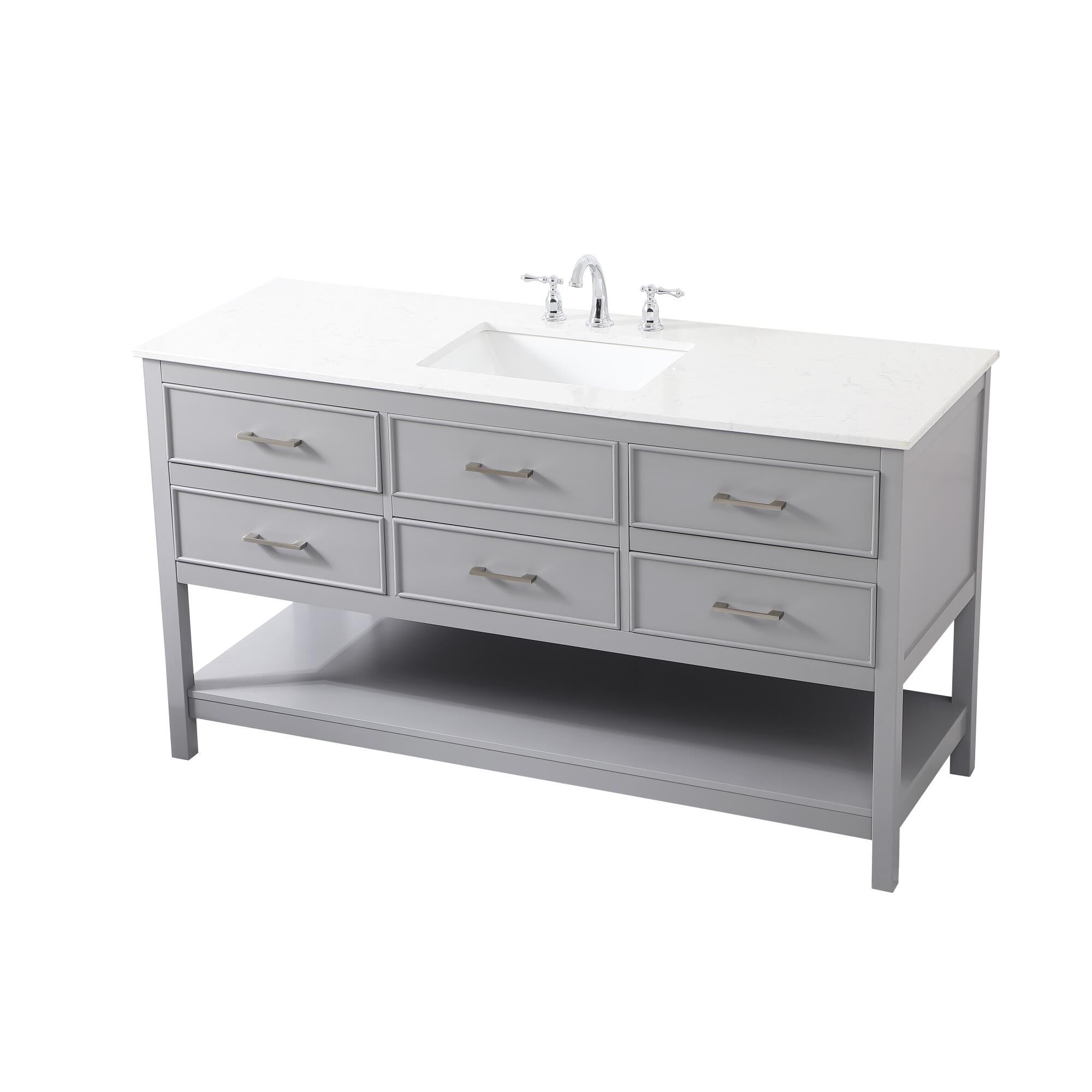 Sinclaire 60 Inch Bath Vanity by Elegant Decor
