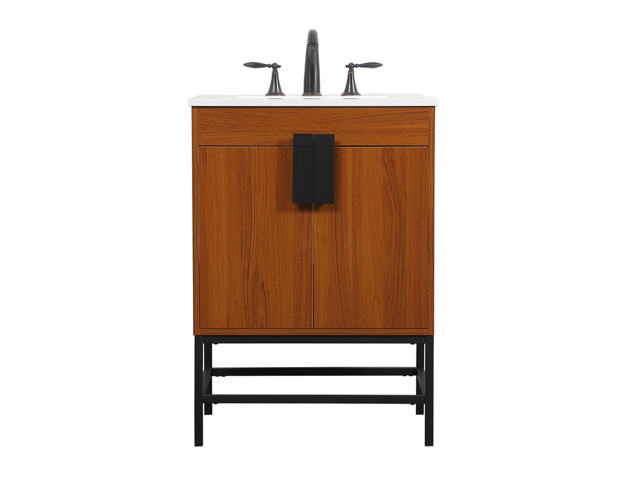 Shown in Teak finish