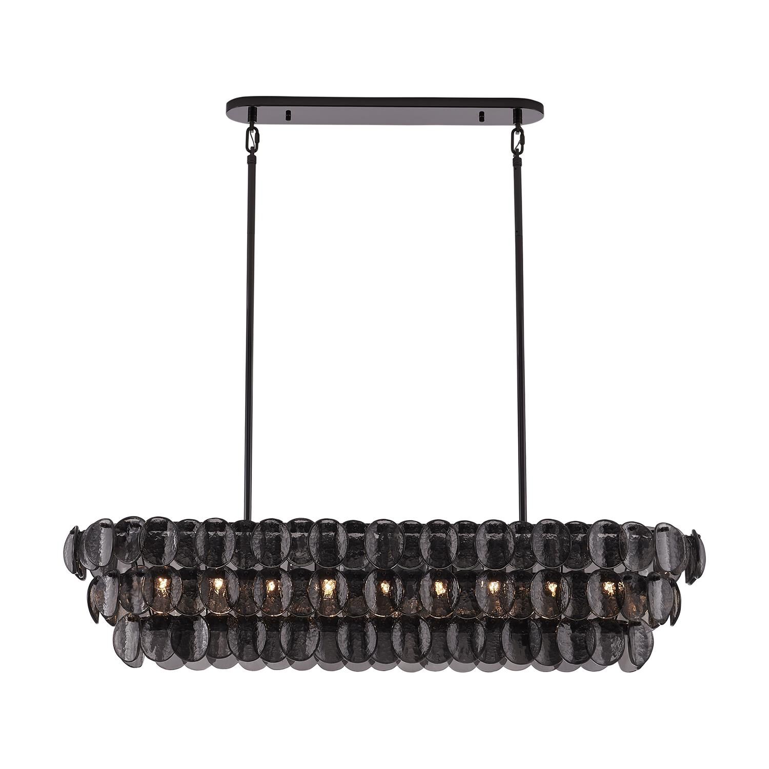 Uroko 50 Inch Linear Suspension Light by Kalco Lighting