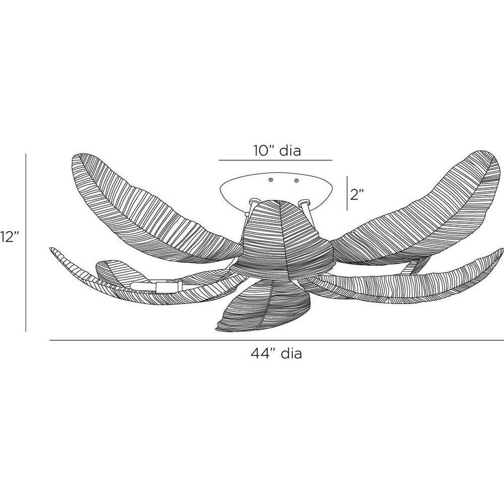 Farah 44 Inch Flush Mount by Arteriors Home