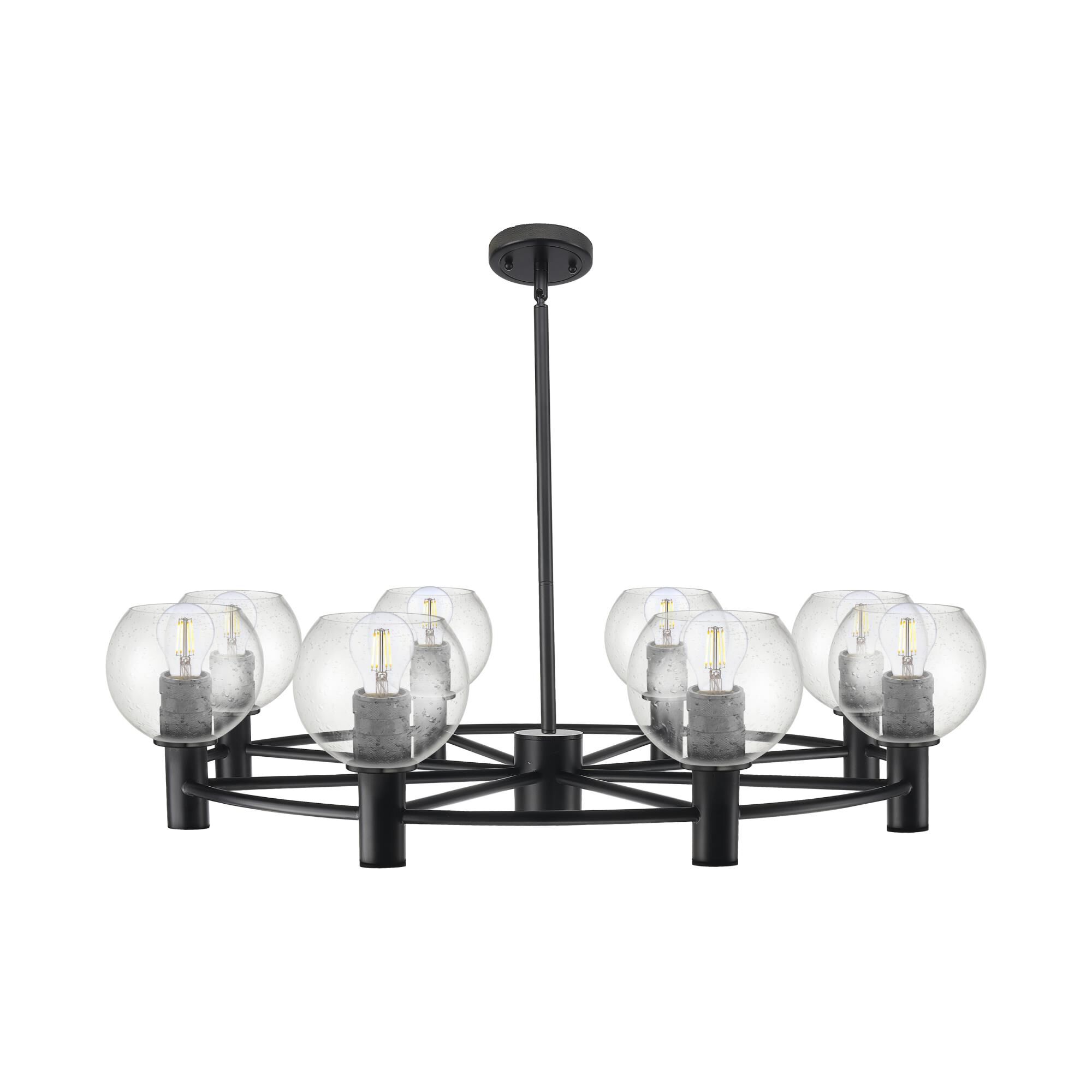 Shown in Matte Black finish and Seedy shade